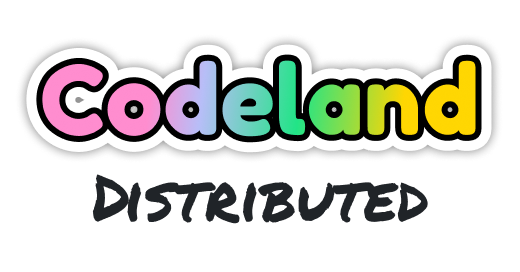 CodeLand Distributed Logo