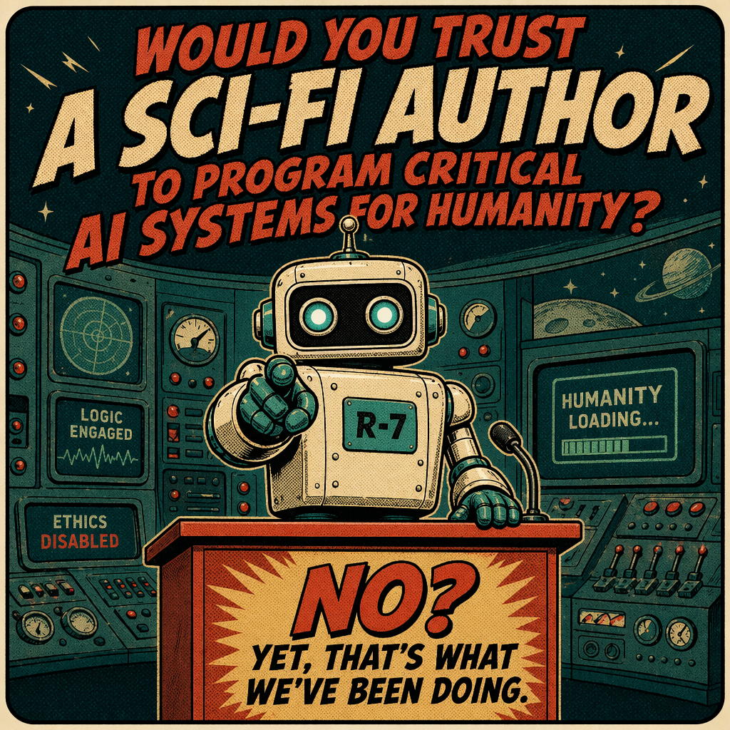 Panel 1 - Would you trust a sci-fi author to program critical AI systems for humanity?