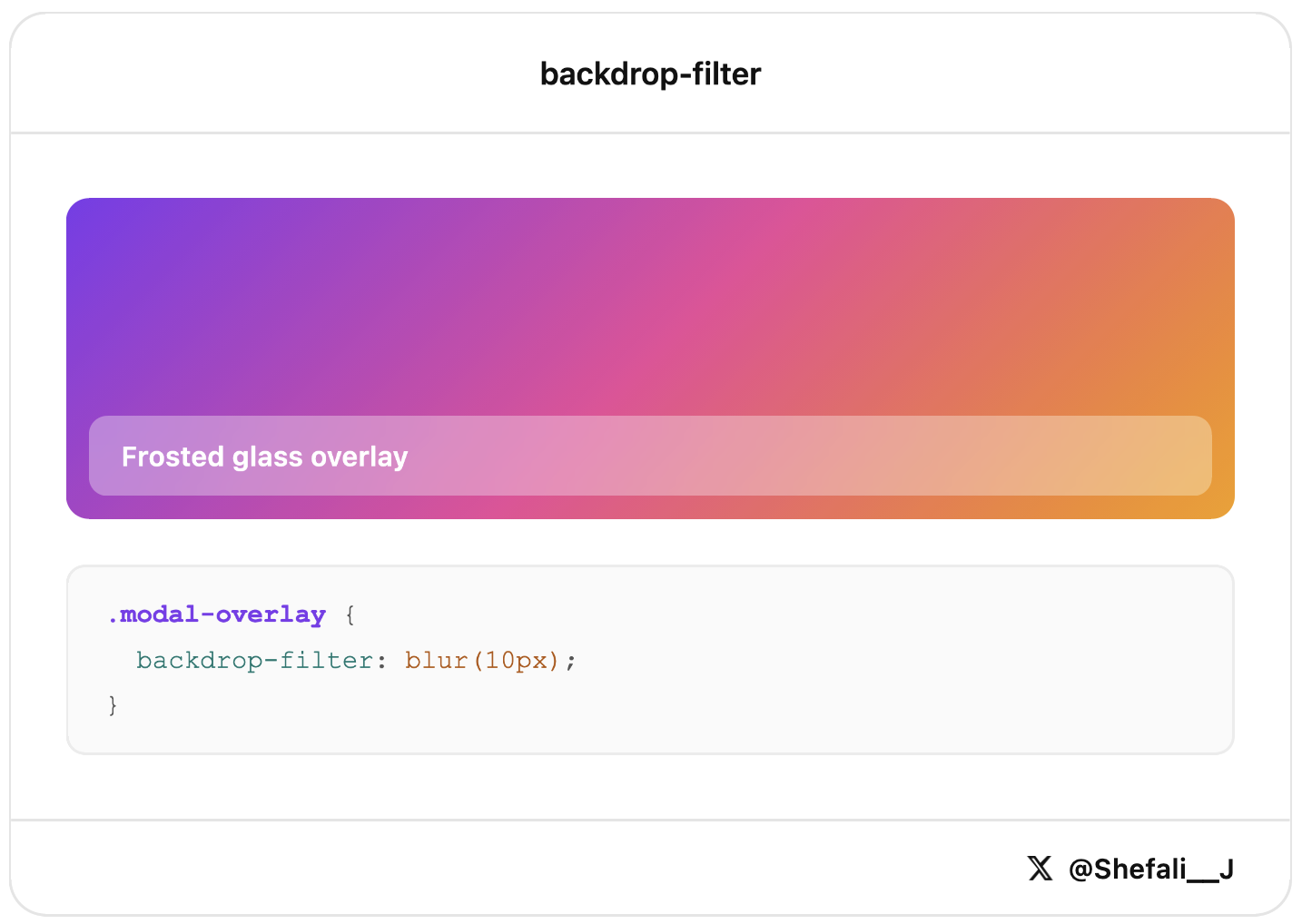 CSS backdrop-filter for Glassmorphism Effects - CSS Tricks