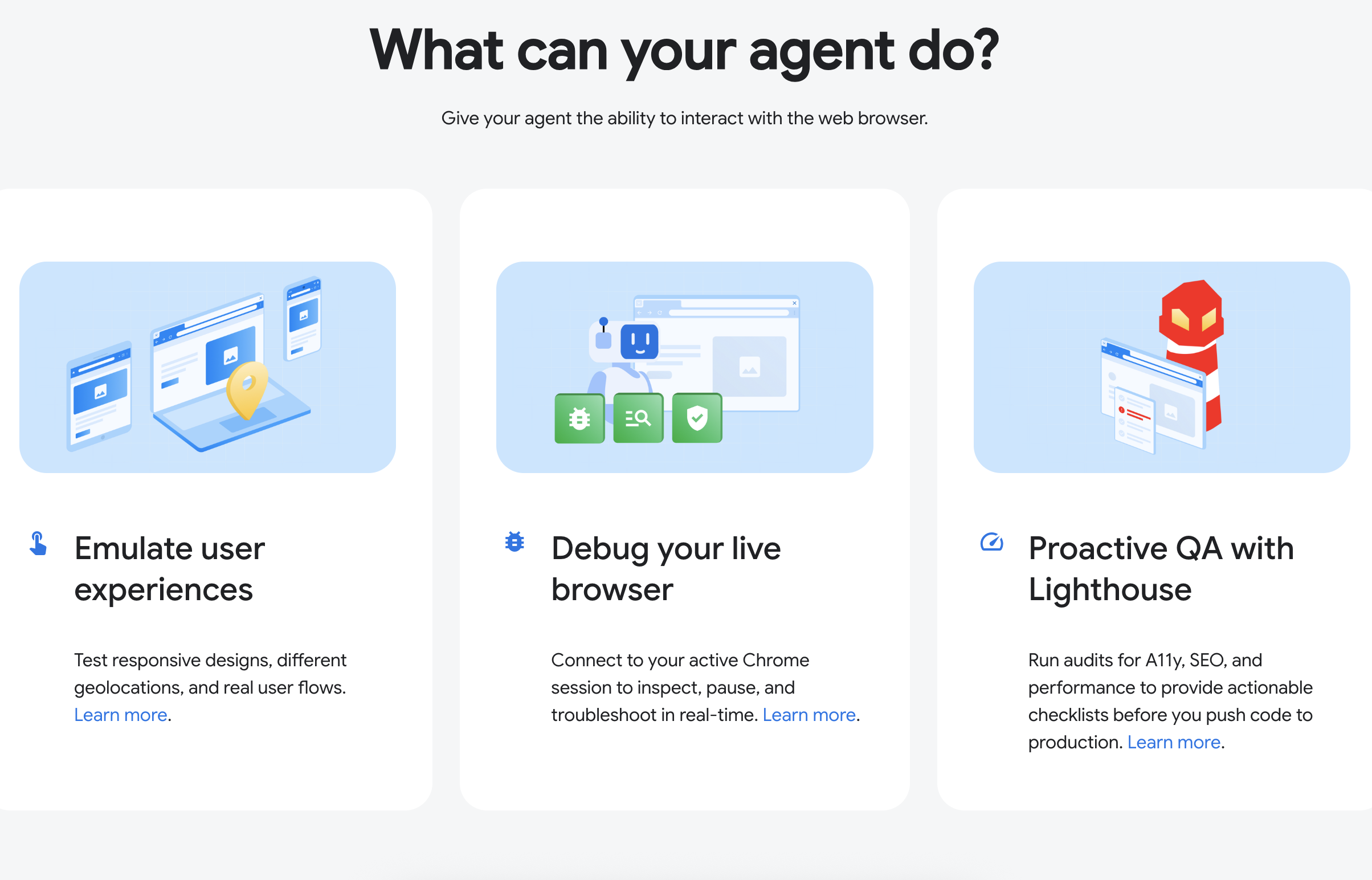 Chrome DevTools for AI Agents Showcase