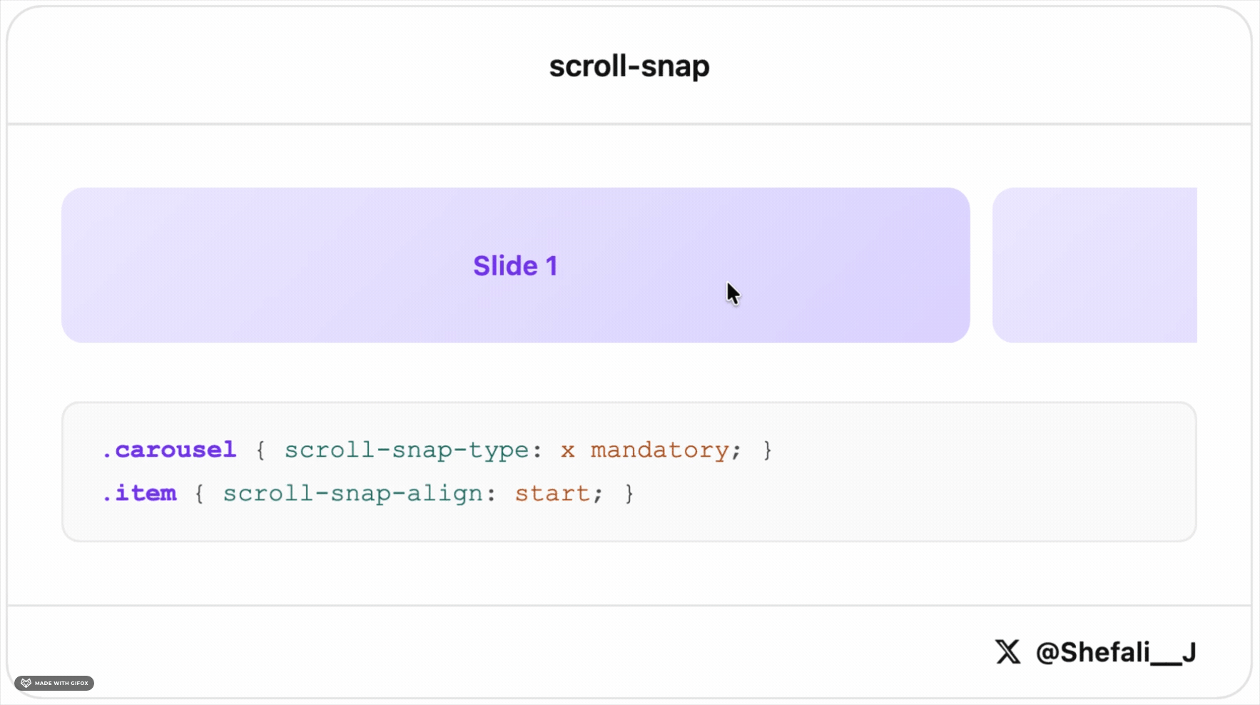 CSS scroll-snap