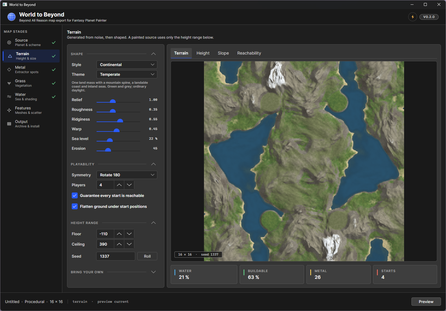 Methodox Fantasy Planet Painter World to Beyond Plugin for BAR Map Making - Procedural