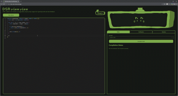DSA View View demo