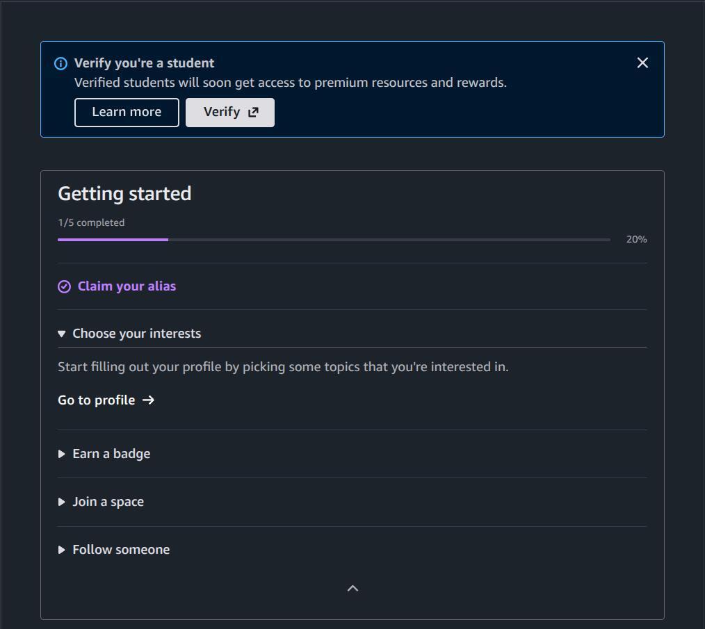 Completing personal profile details and uploading a photo