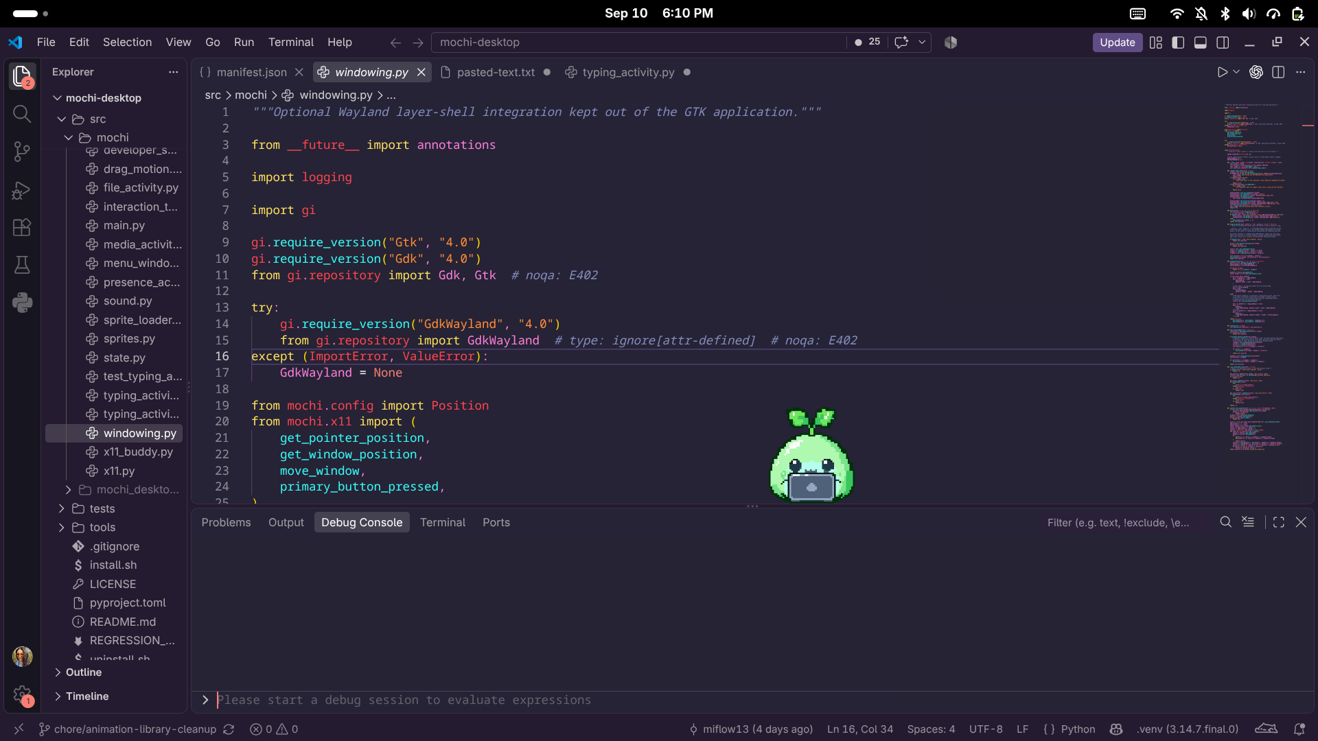 coding w/ mochi