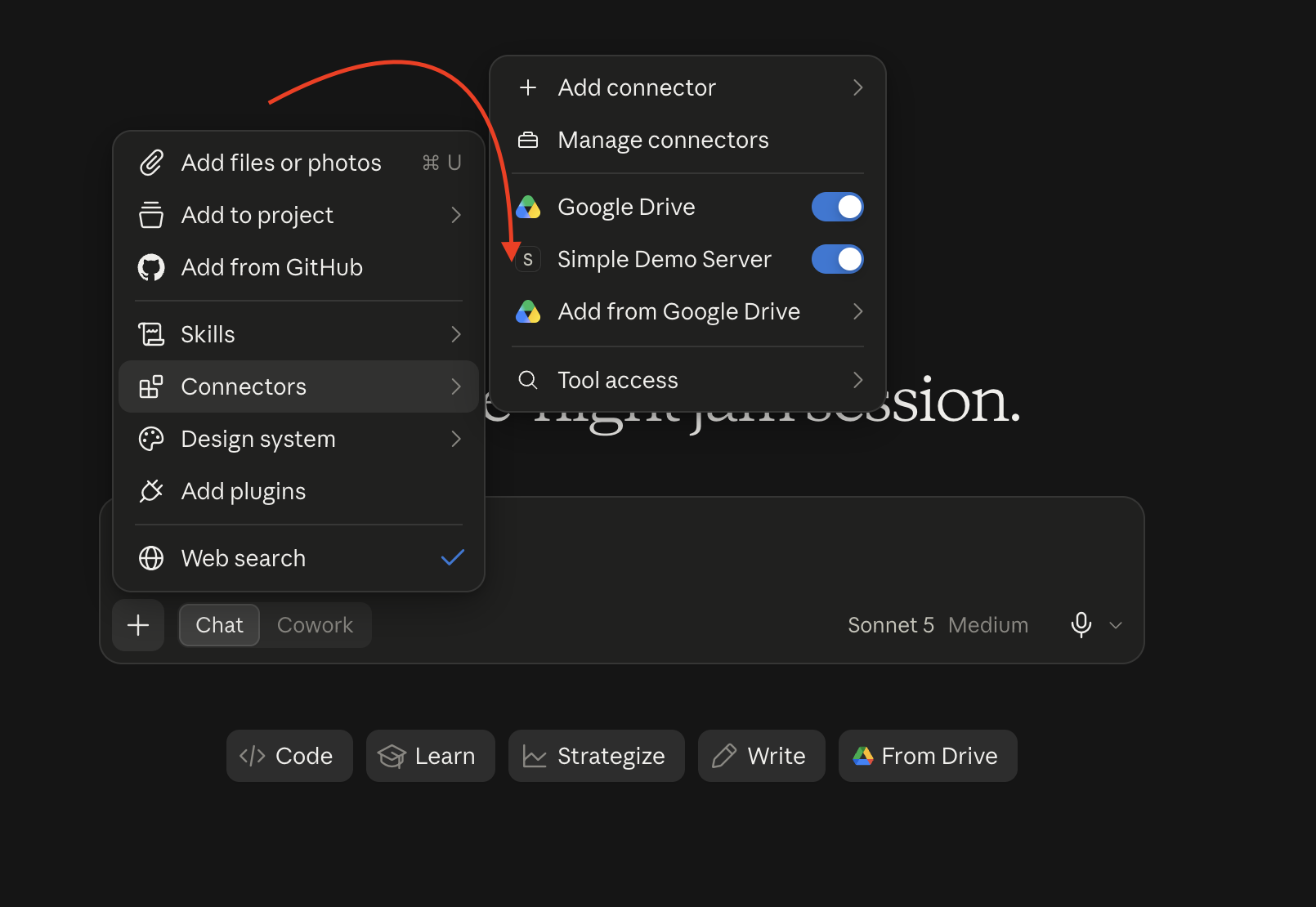 Clause Desktop Connectors