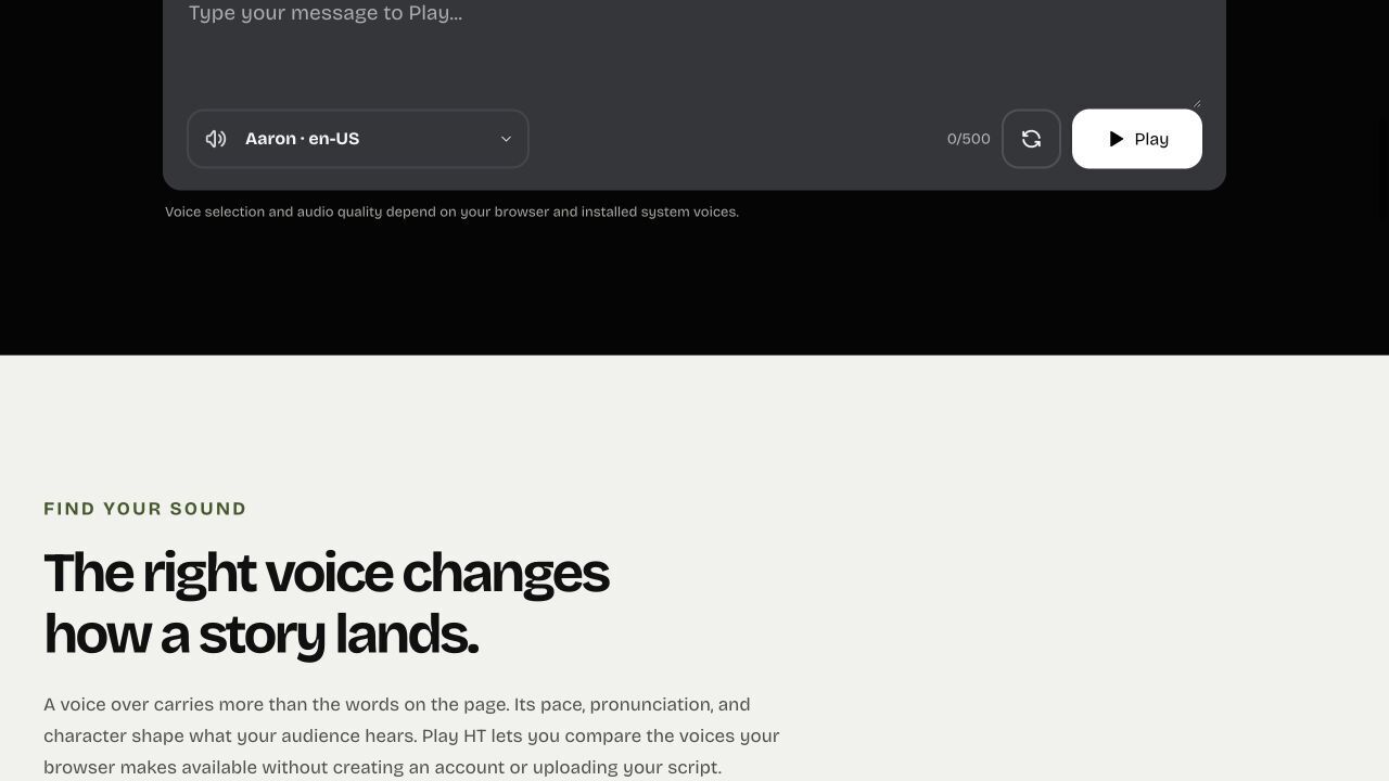 Play HT public explanation of the short script review workflow