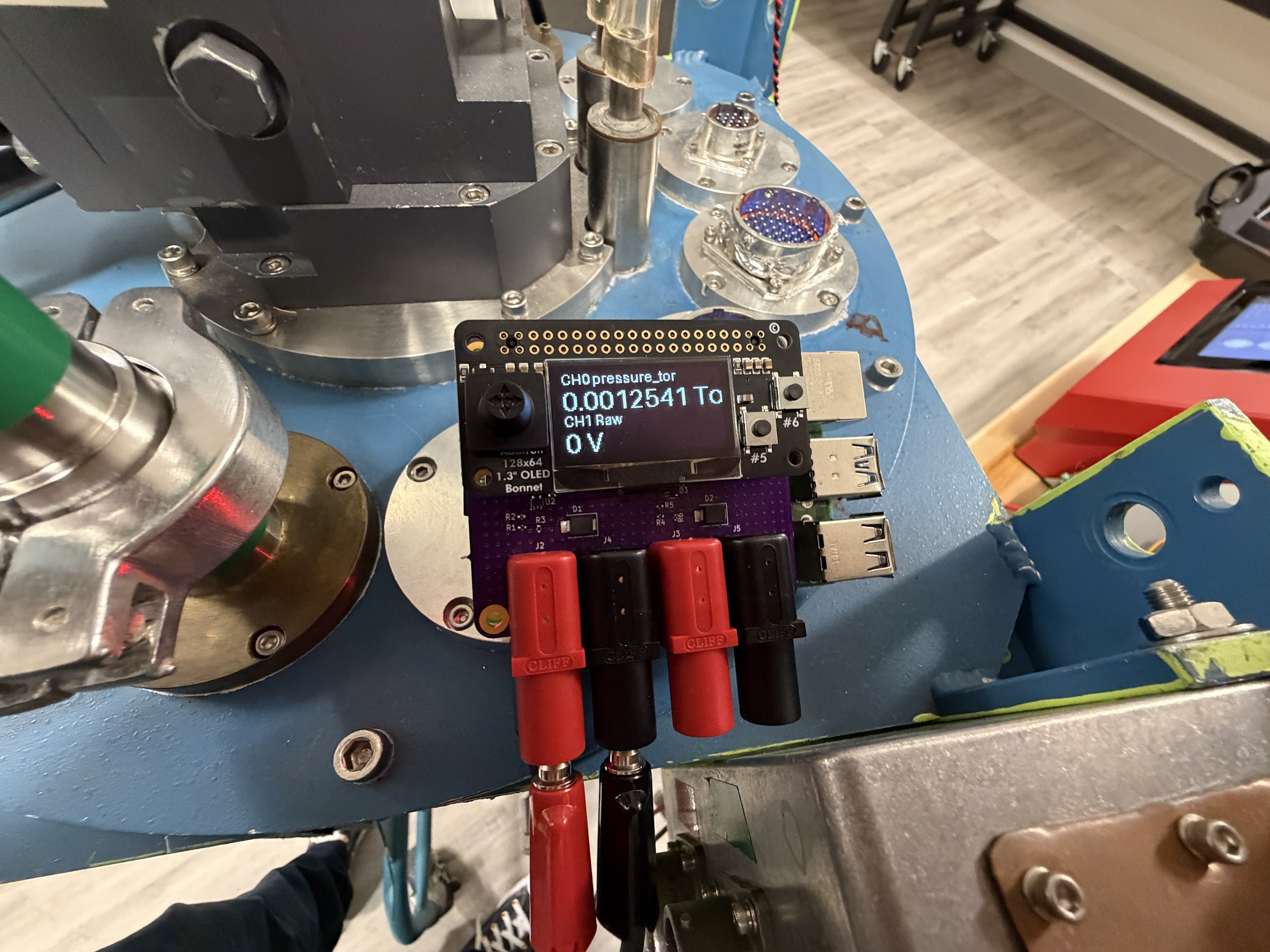A Photo of the Raspberry Pi Voltage Monitor