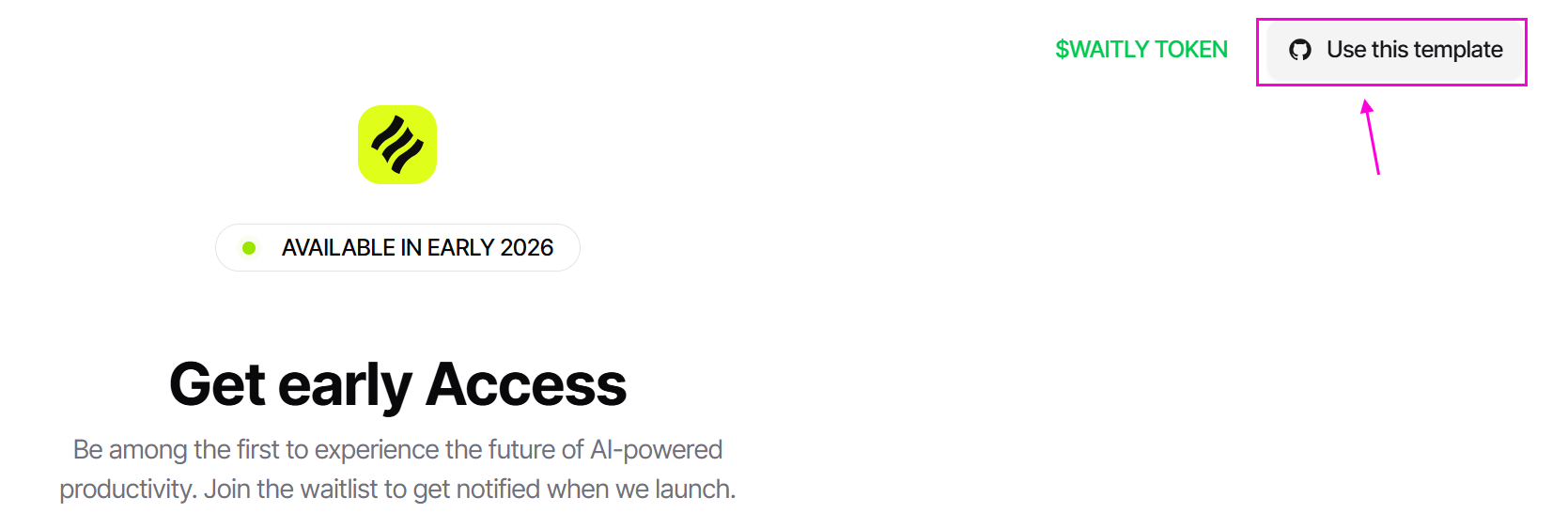 Waitlist Template