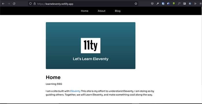 live site