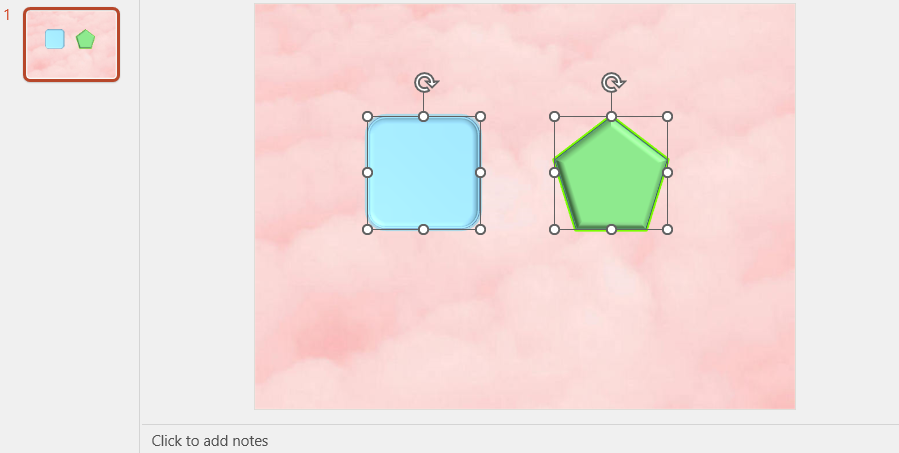 Applying 3D Effects to Shapes