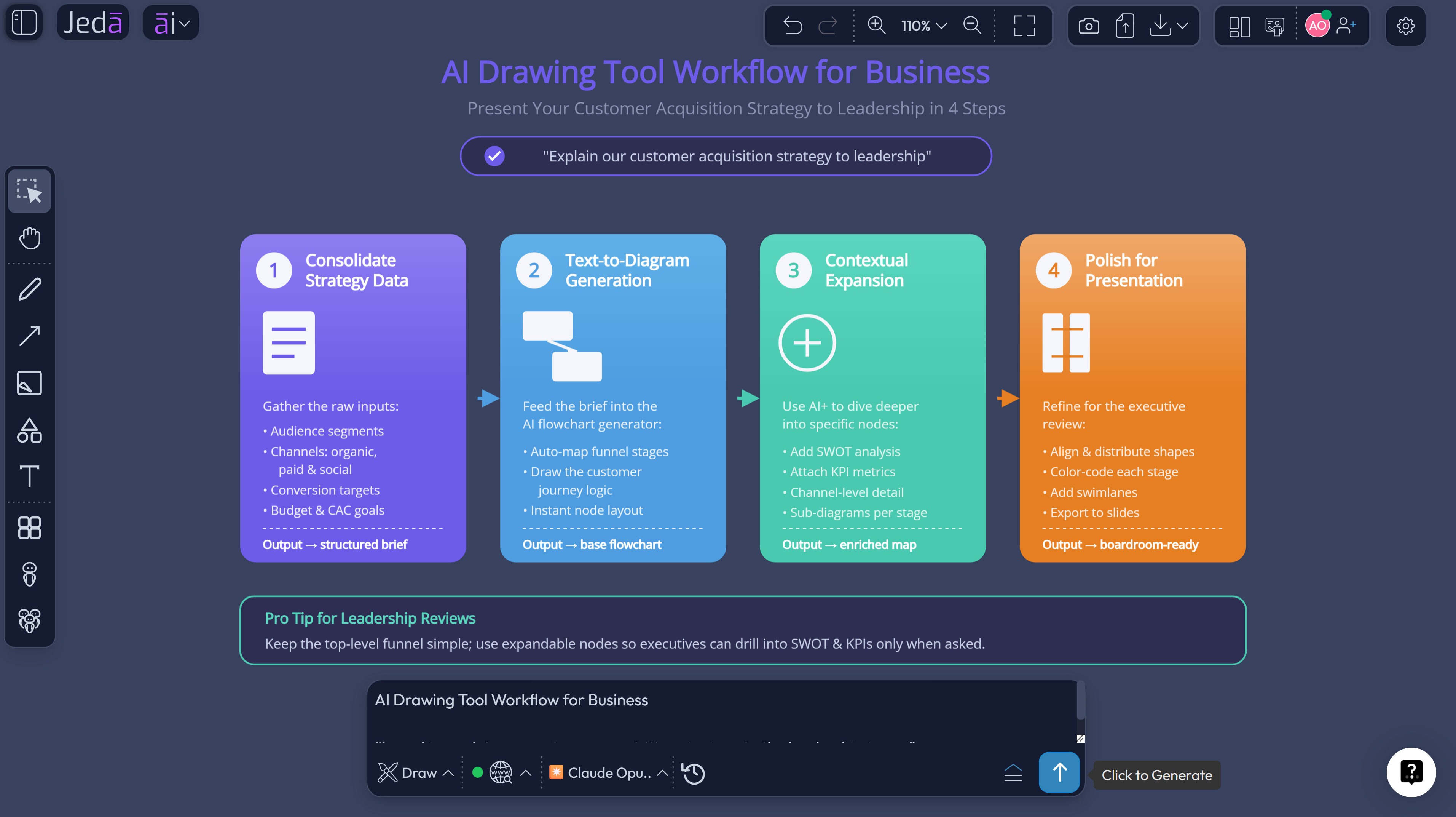 AI Drawing Tool Workflow for Business