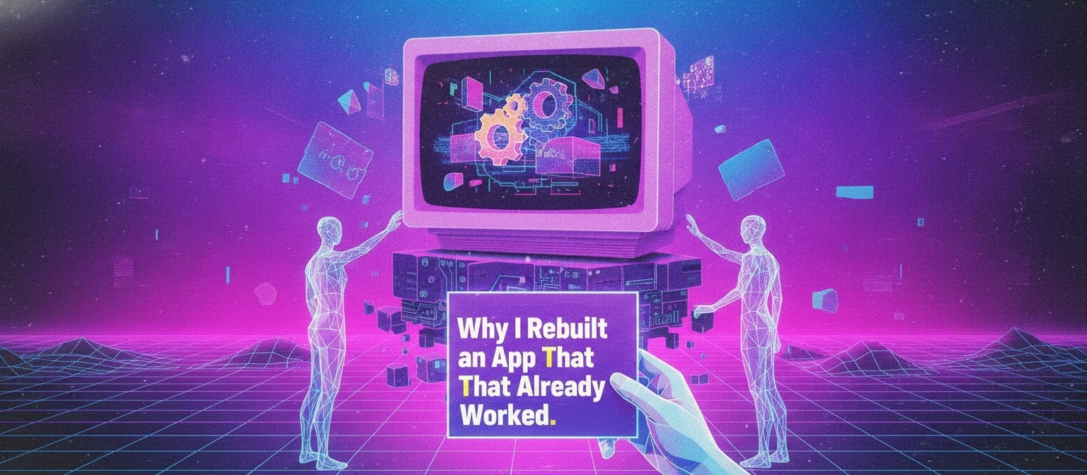 Featured image for Rebuilding Brosur MTA Lengkap: Why I Rebuilt an App That Already Worked