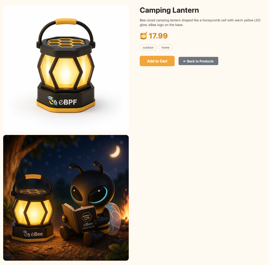 eBee Shop : lampe