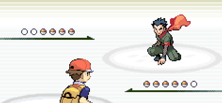 Nintendo Pokemon Fire Red Koga Battle