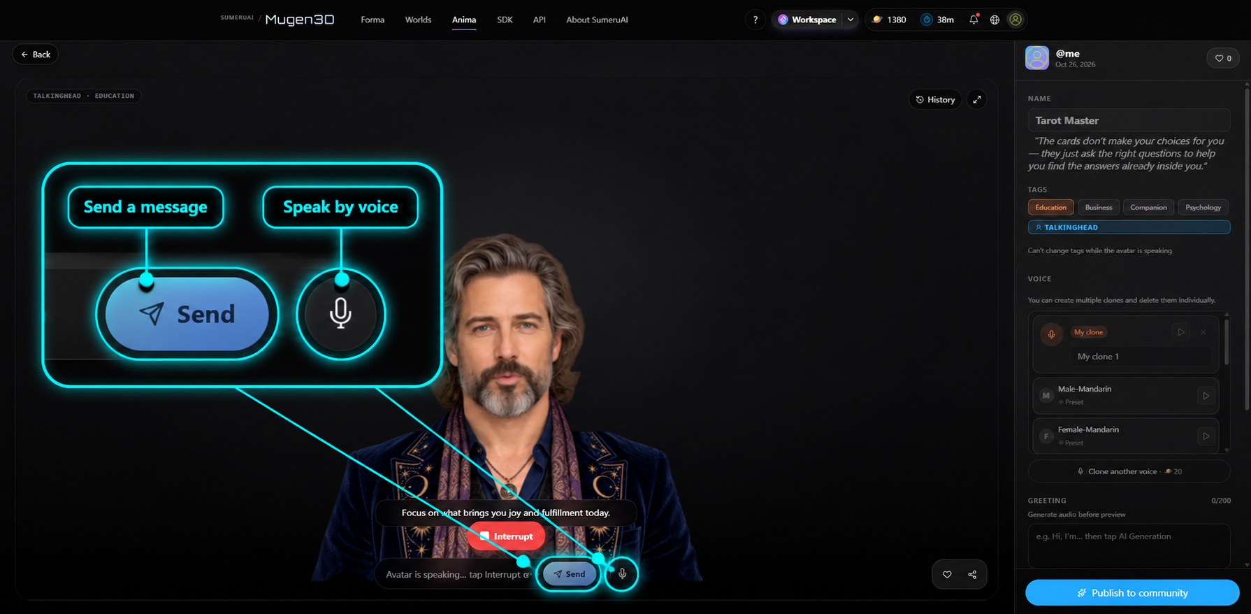 Prototyping a voice-interactive character from a portrait | GameDev.net