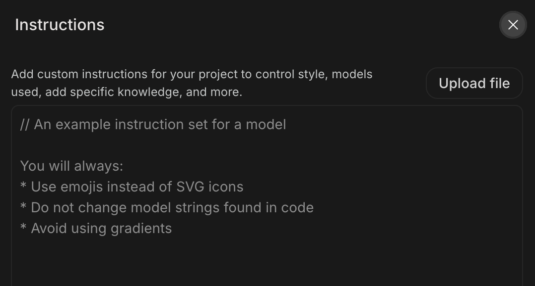 Google AI Studio System Instructions