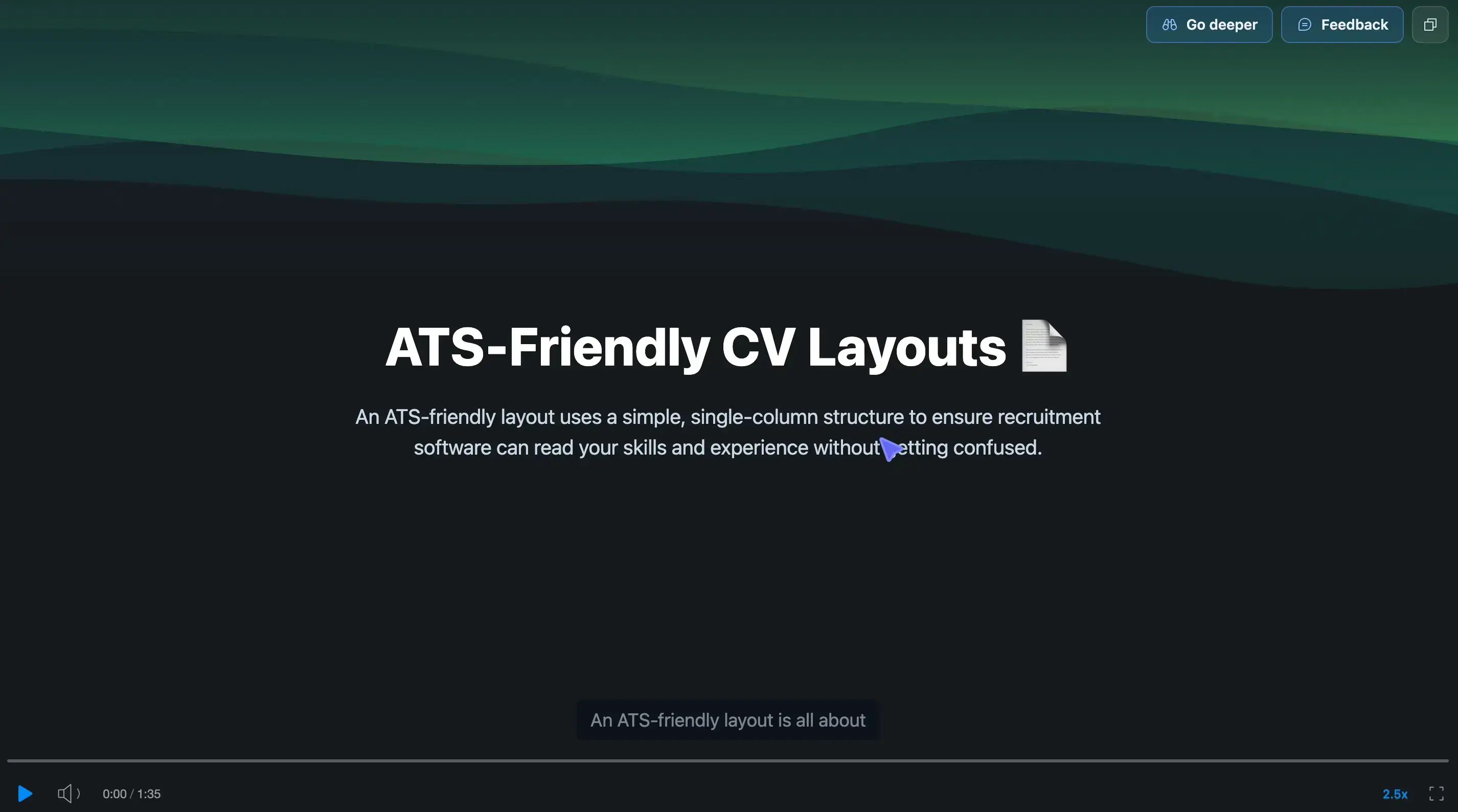 Explainer of the week - ATS-Friendly CV Layouts
