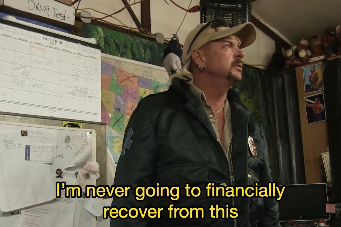 Im never going to financially recovery from this
