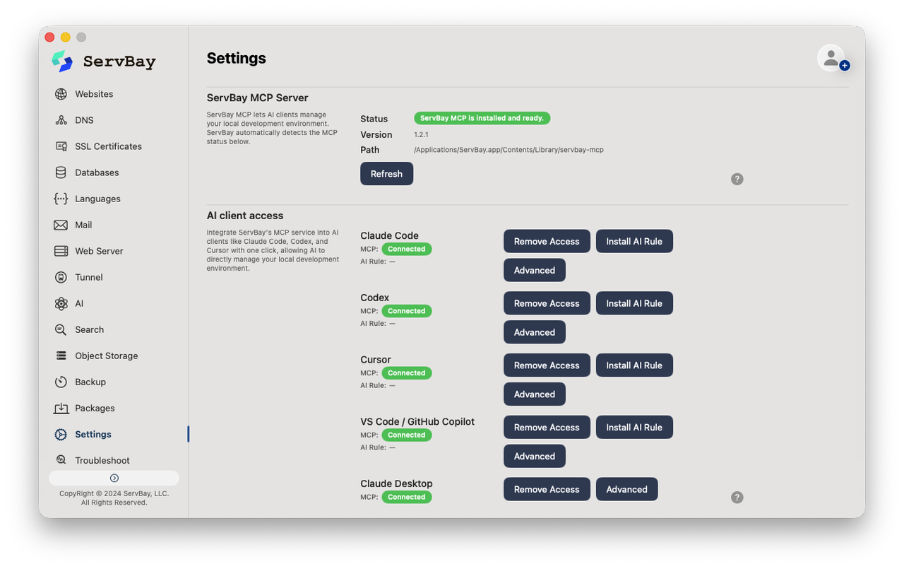 One-Click Site Building