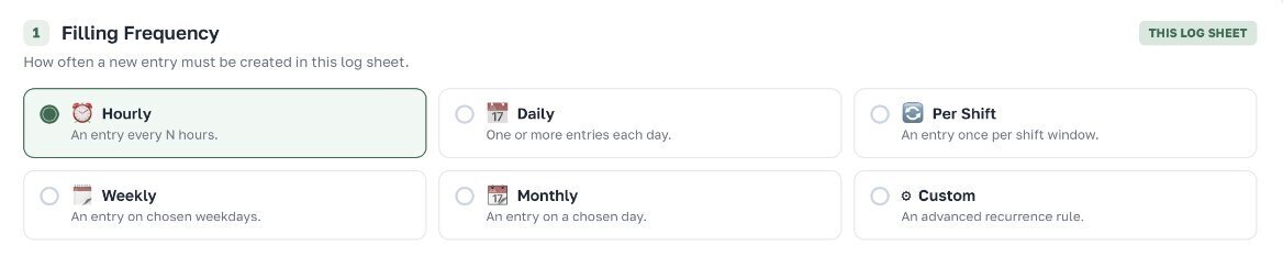 logsheet.ai: mobile entry logging location and time