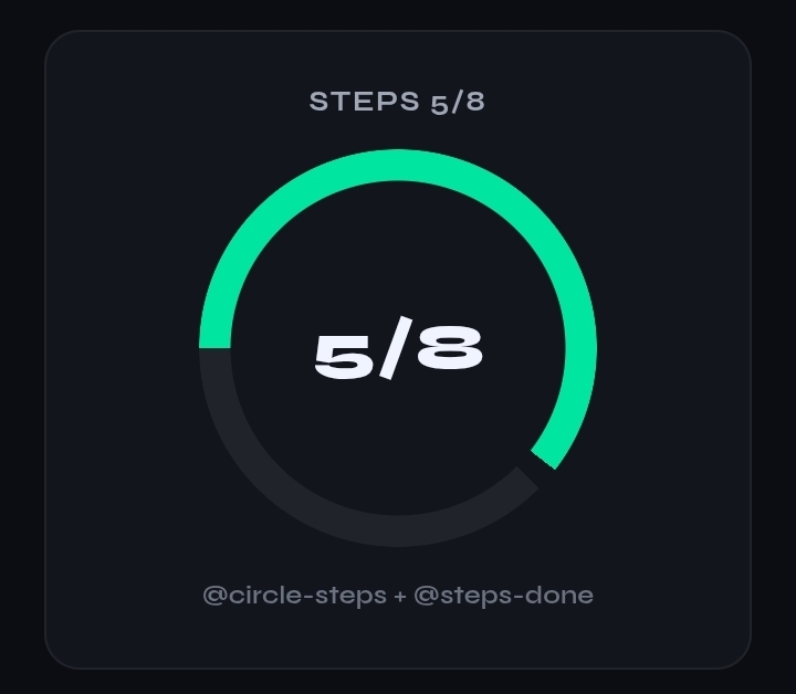 Steps 5/8