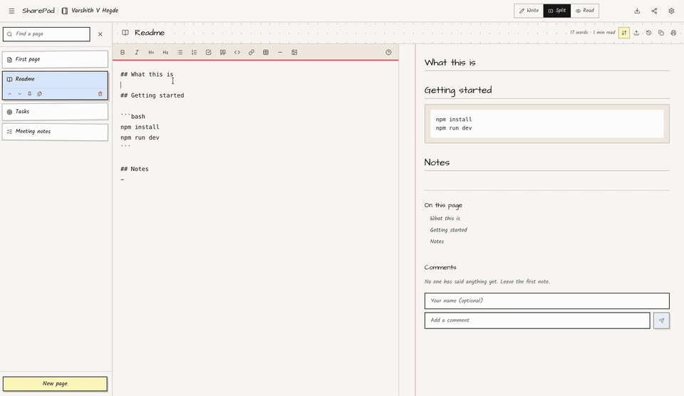 GIF — paste a screenshot and watch it upload and render in the preview