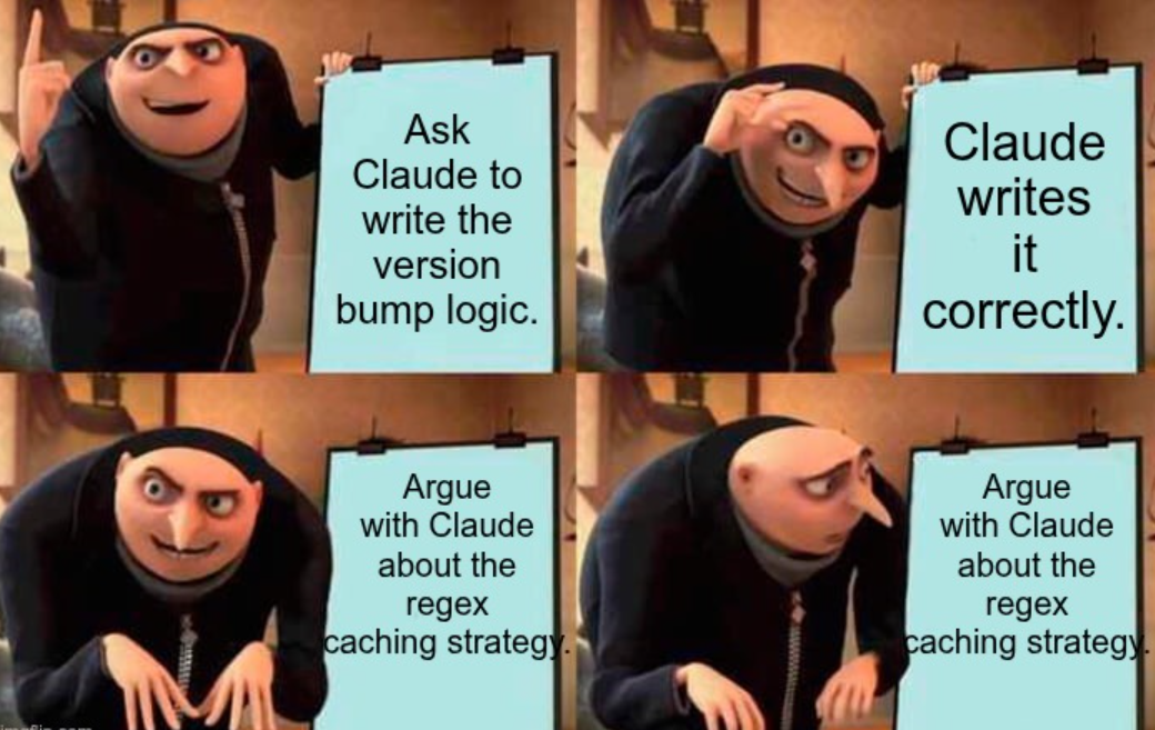跟 Claude 爭論正規表示式快取策略！