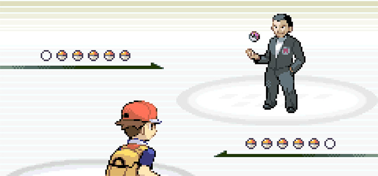 Nintendo Pokemon Fire Red Giovanni Battle