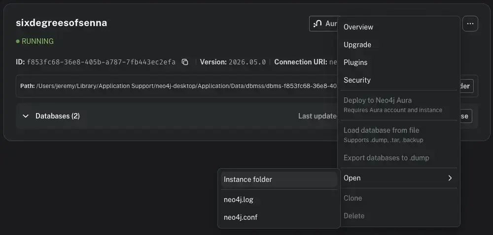Neo4j Desktop Import