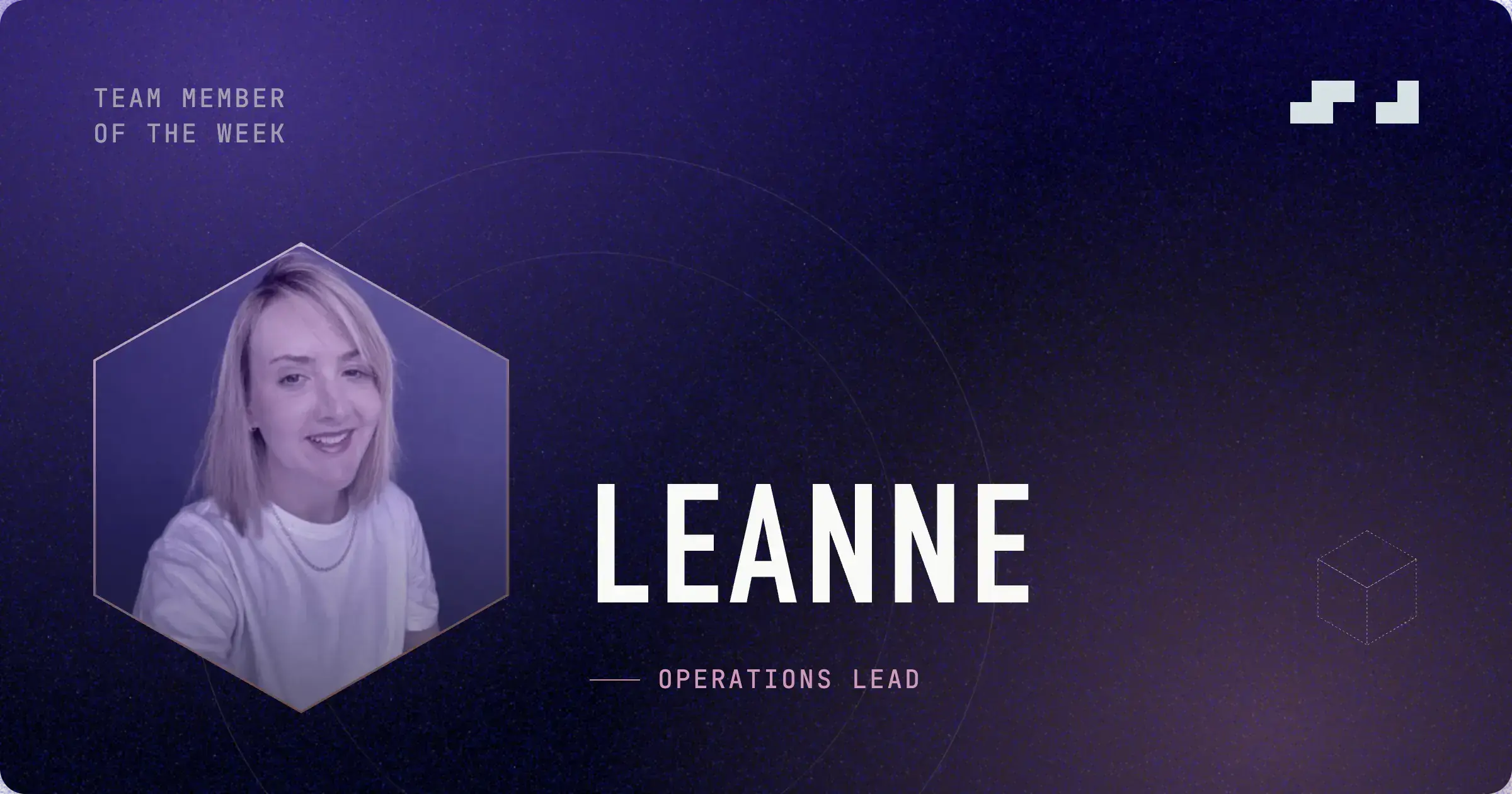 team member of the week - leanne