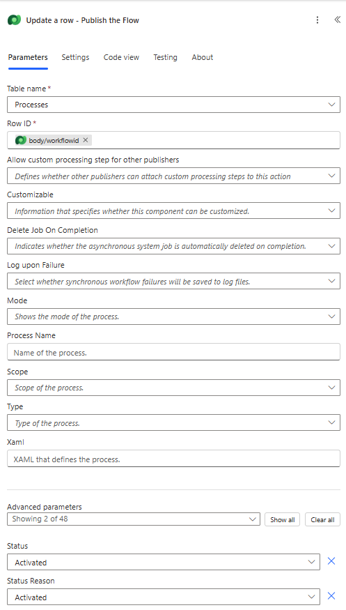 C:\Users\mco\OneDrive - MBP Solutions Ltd\Desktop\Update a Rows - Publish the Flow.png