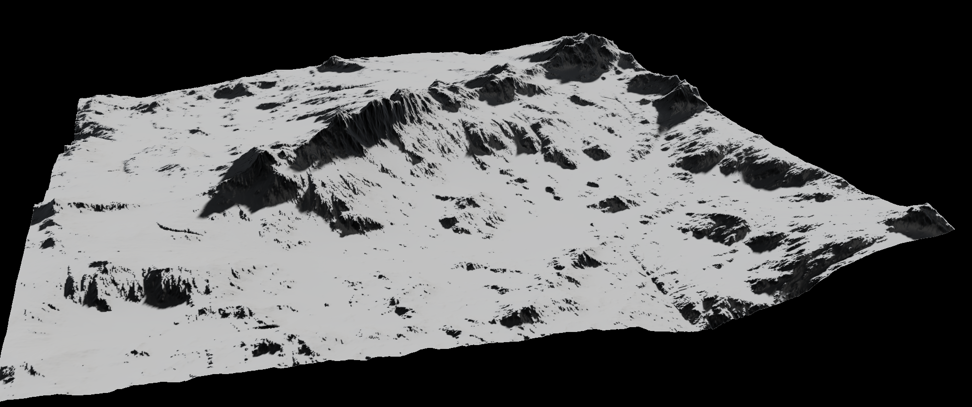 Baked Shadow Mapping for Terrains in Divooka