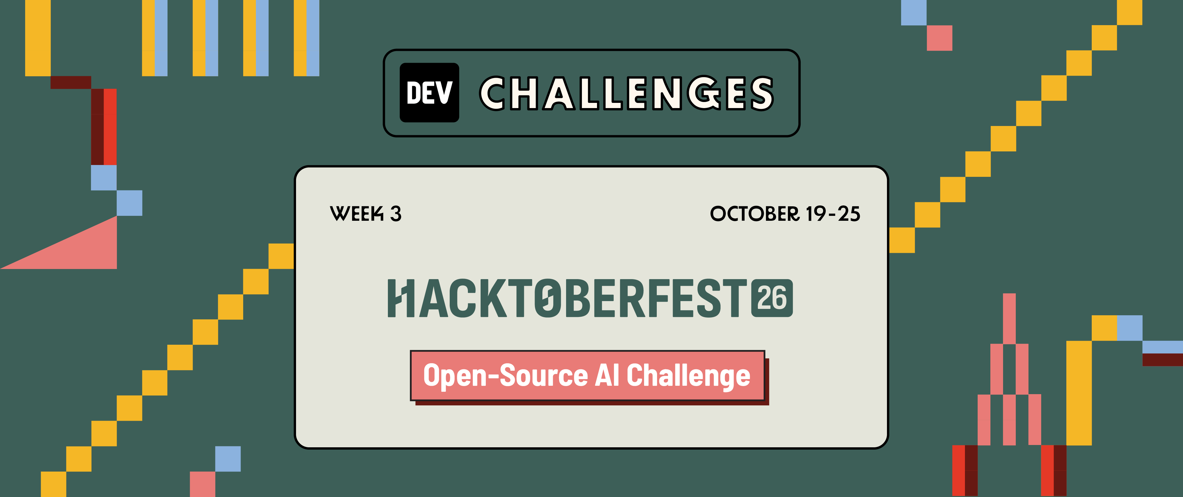 Hacktoberfest Open-Source AI Challenge: Week 3 Cover